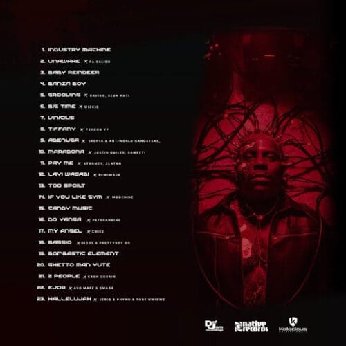 ODUMODUBLVCK - Industry Machine Official Tracklist