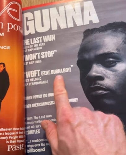 Gunna - Wgft Best Melodic Rap Performance 2026 GRAMMYs